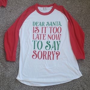 Dear Santa. Is it too late to say sorry?